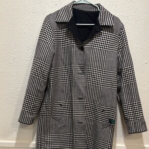 Ralph Lauren Black and White Houndstooth Jacket